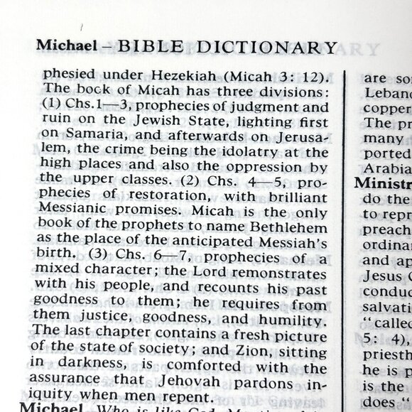 Latter-day Saints 1979 Holy Bible King James Version LDS Black Leather EUC - Picture 10 of 16